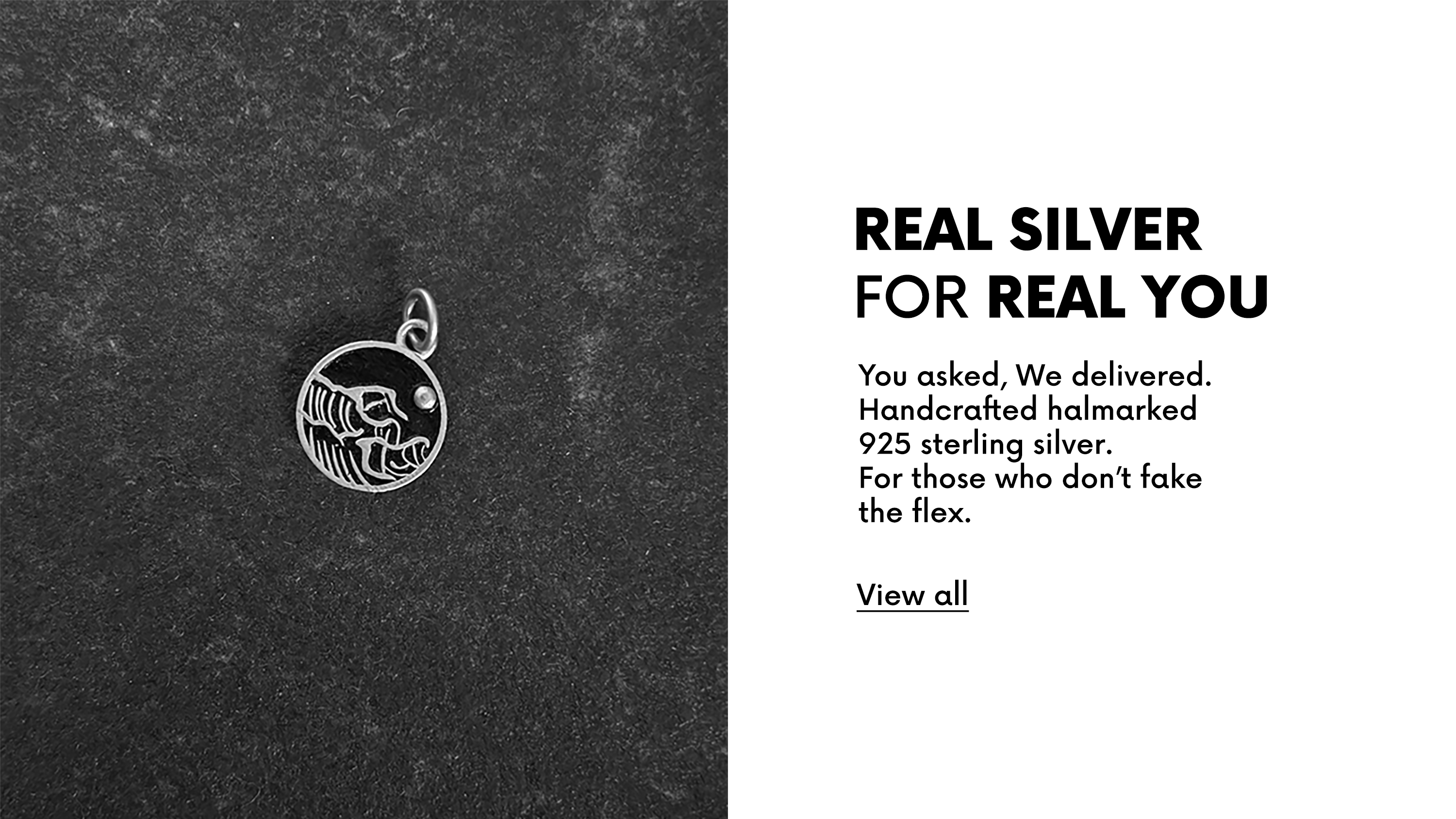 A well designed 925 Sterling Silver Pendant