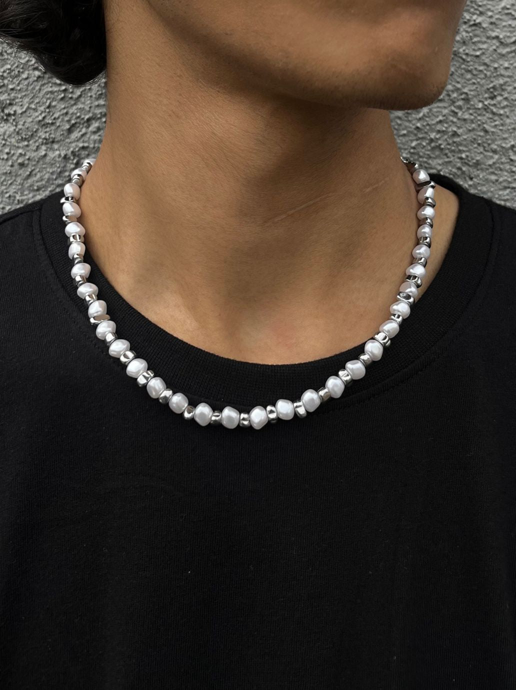 Uncut Pearl Necklace
