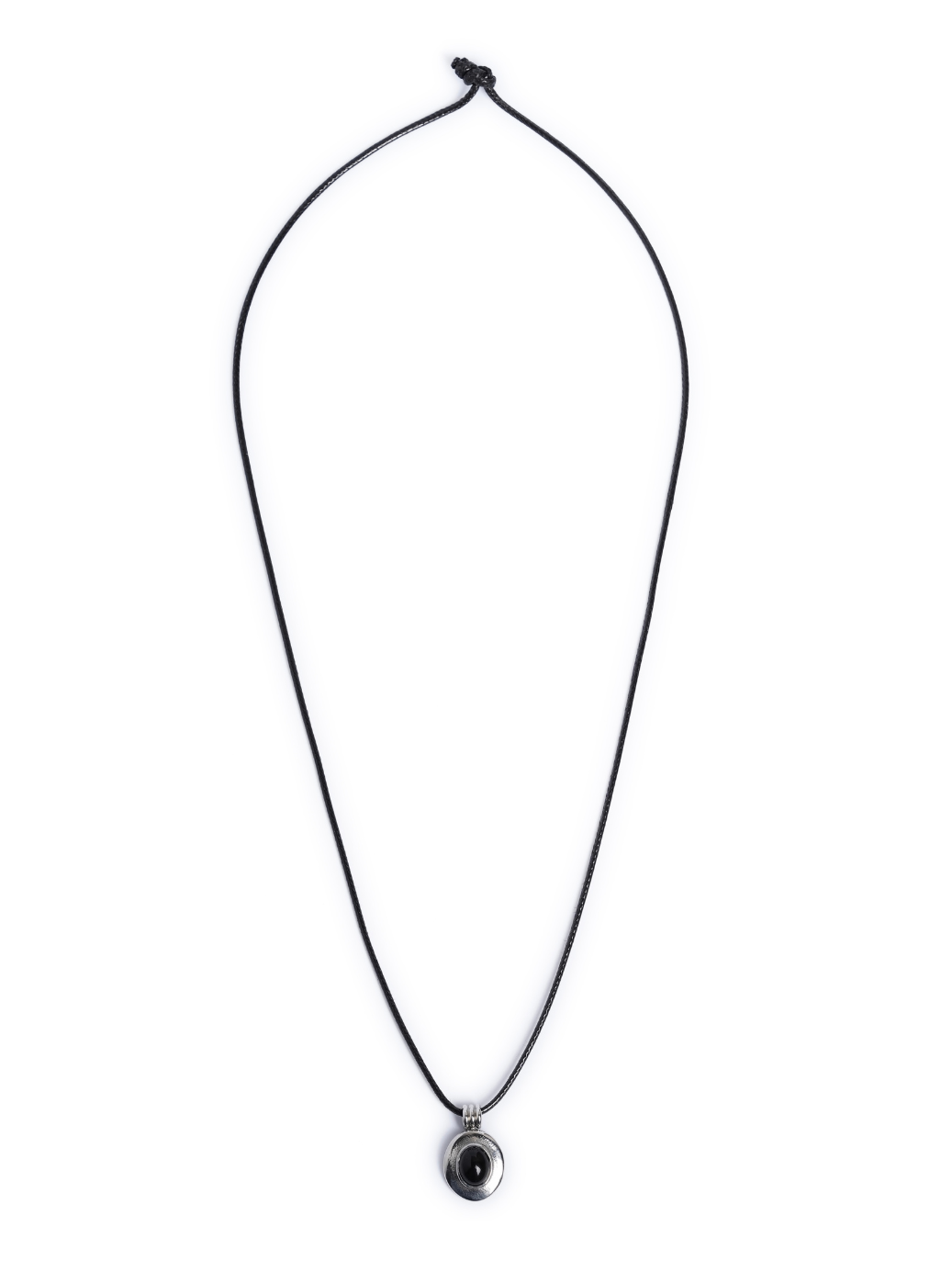 Black Orbit Pendant With Cord