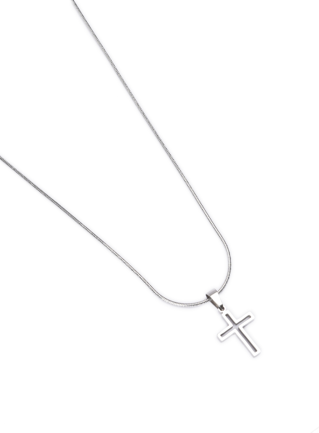Contour Cross Pendant