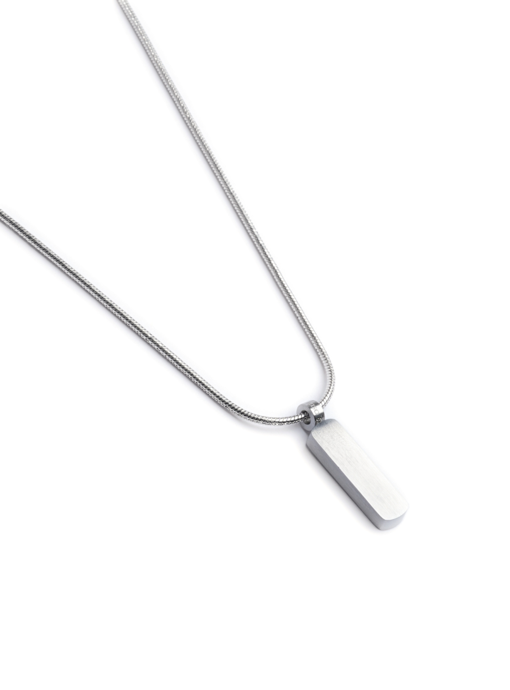 Sleek Bar Pendant with Chain