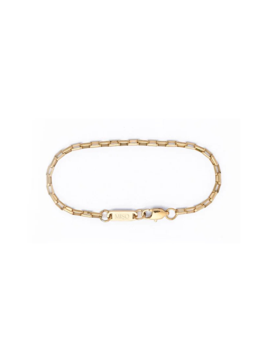 Micro Block Chain Bracelet (Golden)