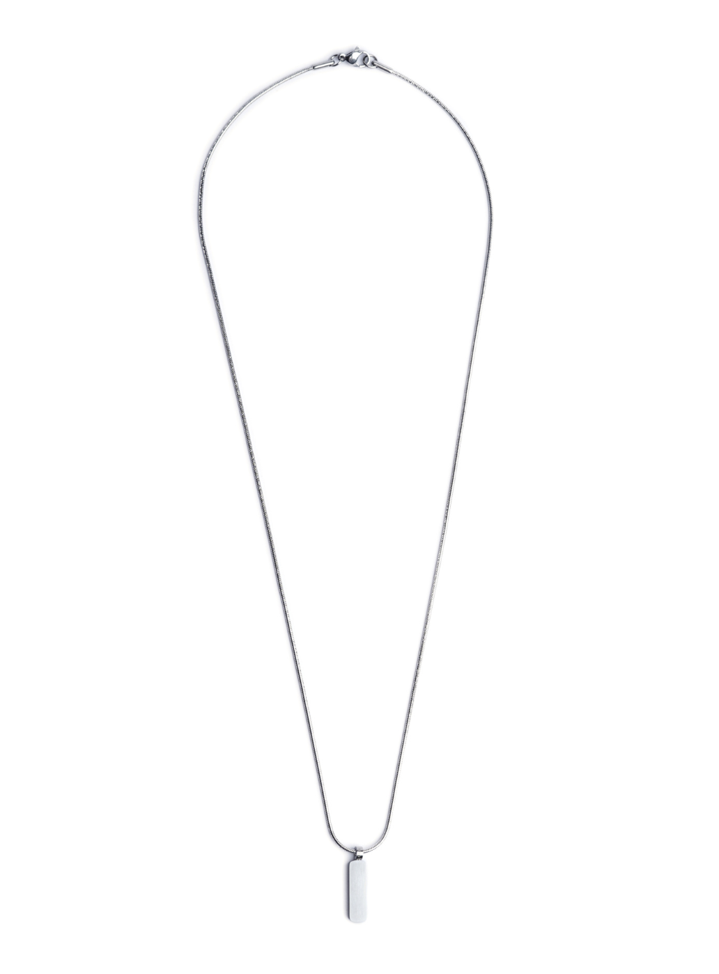 Sleek Bar Pendant with Chain