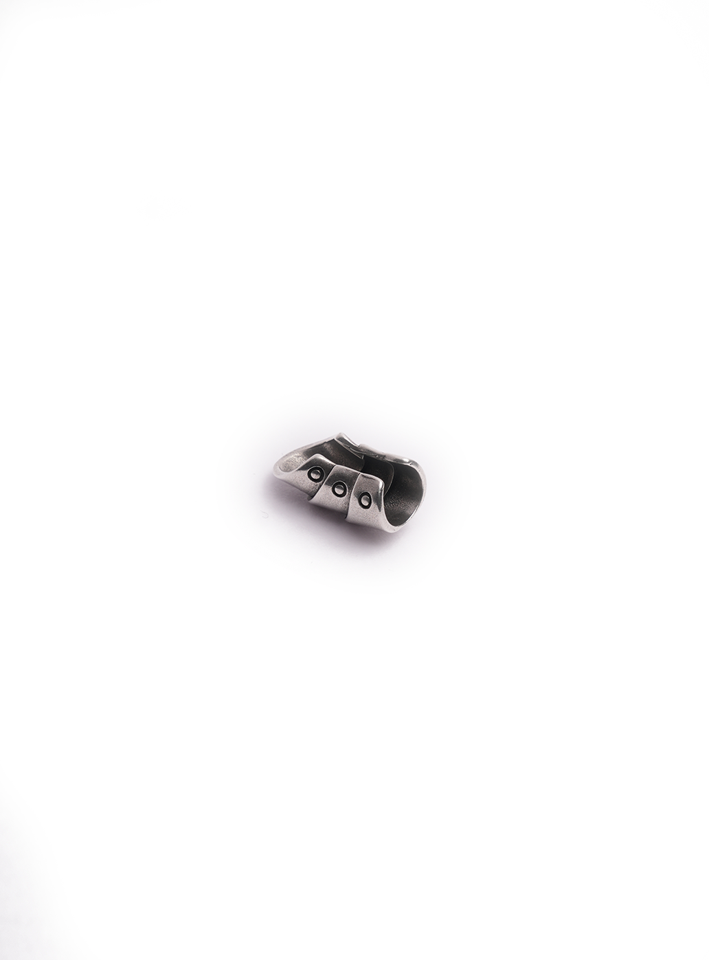 Silver Croissant Cuff