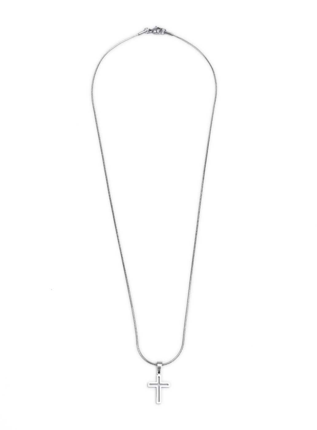 Contour Cross Pendant