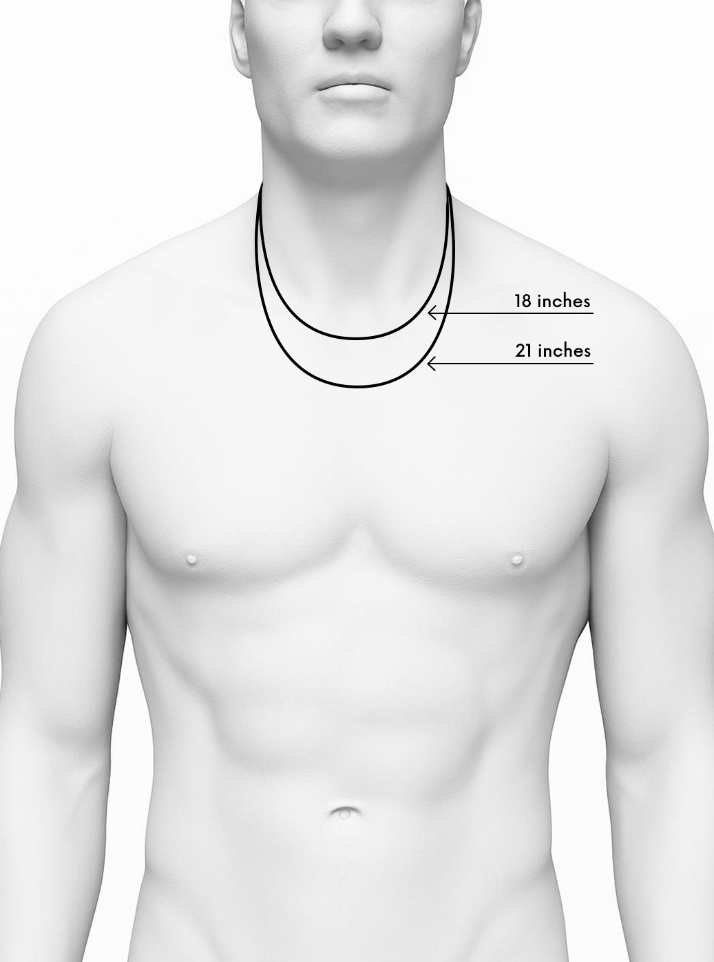 Trident Pendant with Chain