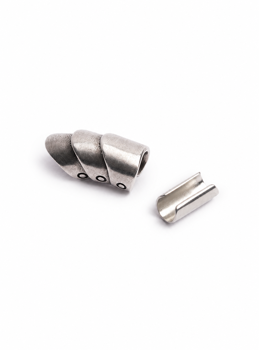 Silver Ear Stack - Ear Cuff and Silver Croissant Cuff