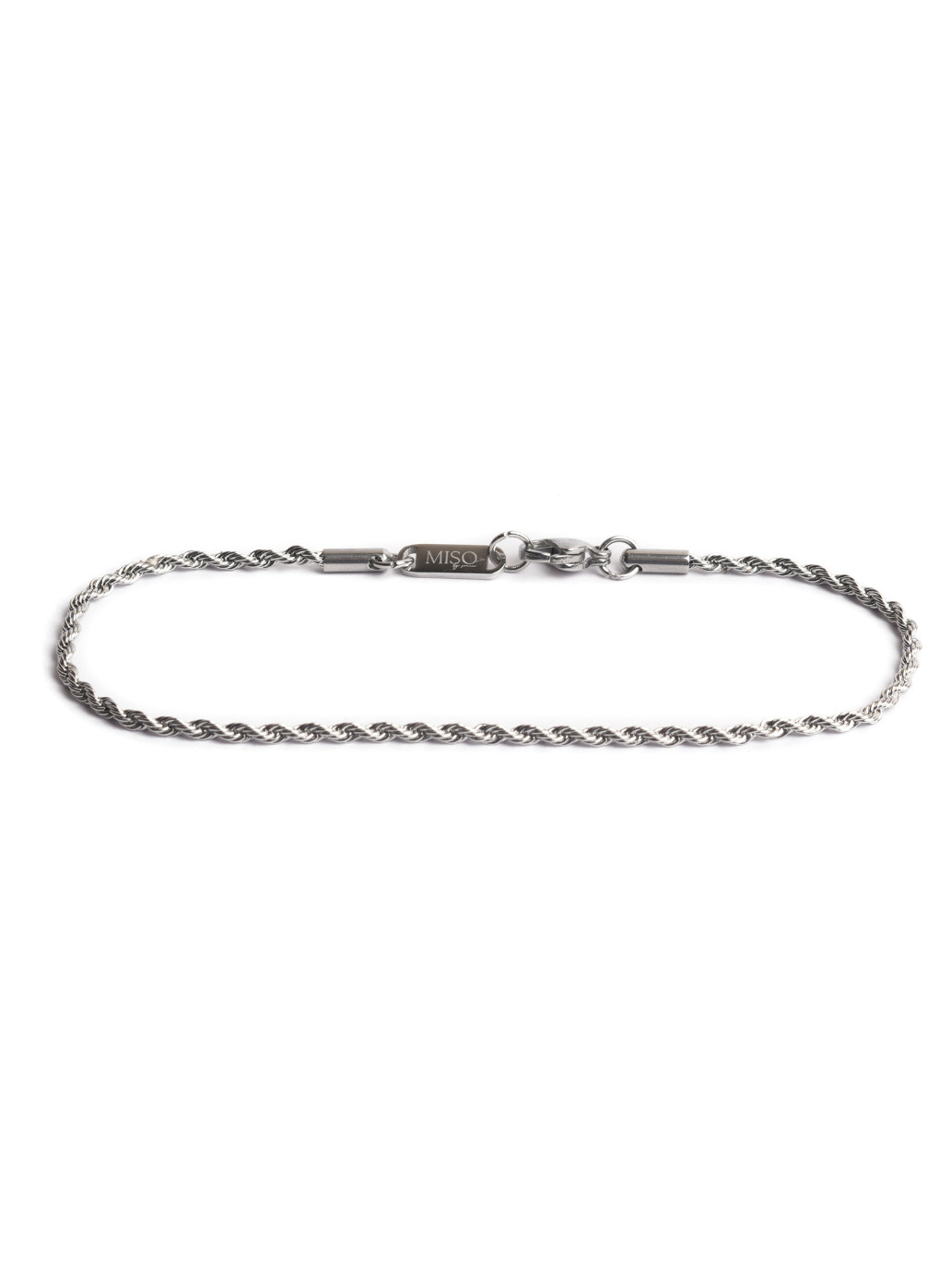 Micro Rope Bracelet (Silver)