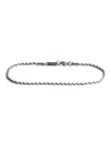 Micro Rope Bracelet (Silver)
