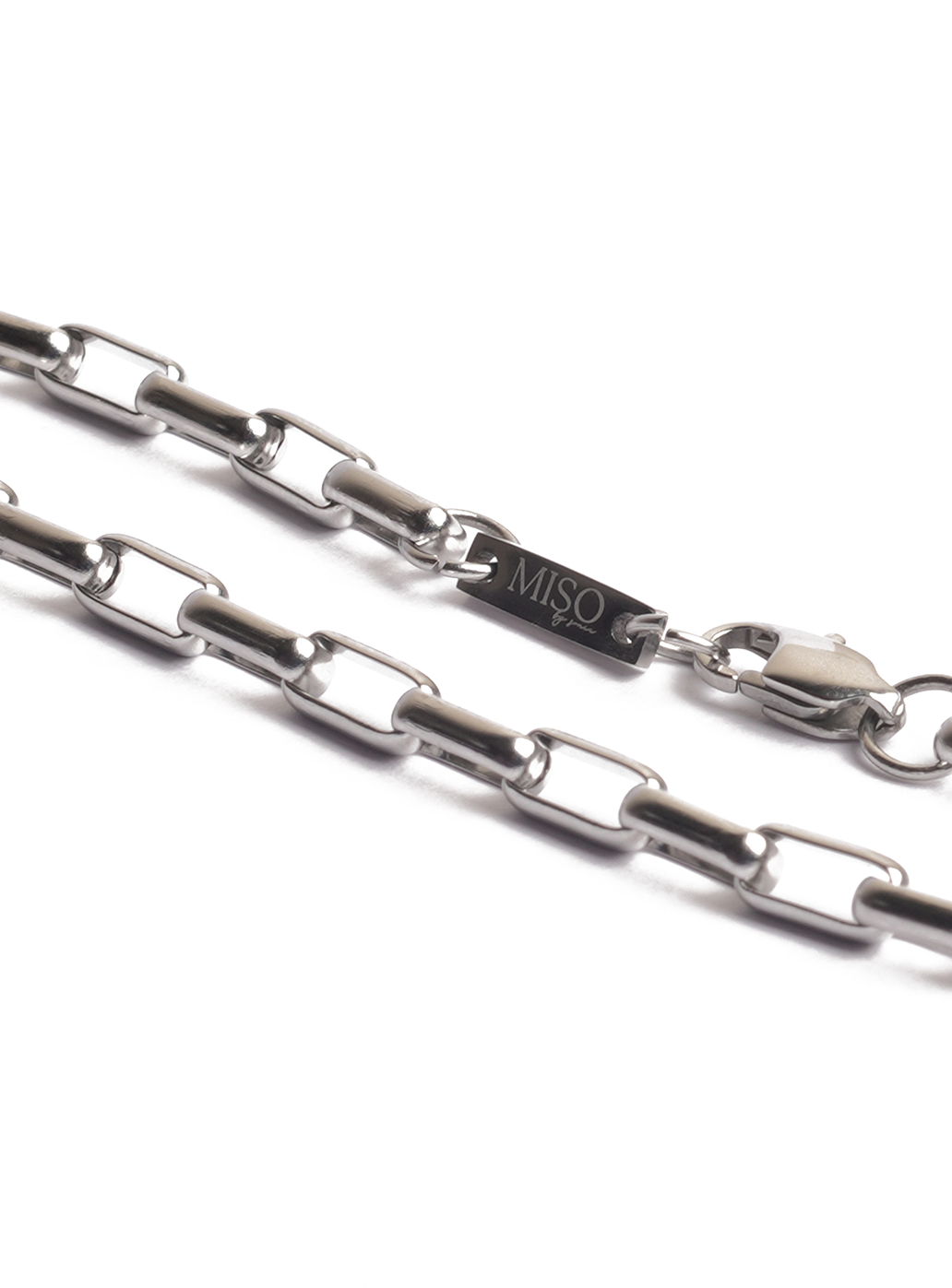 Block Chain Bracelet (Silver)