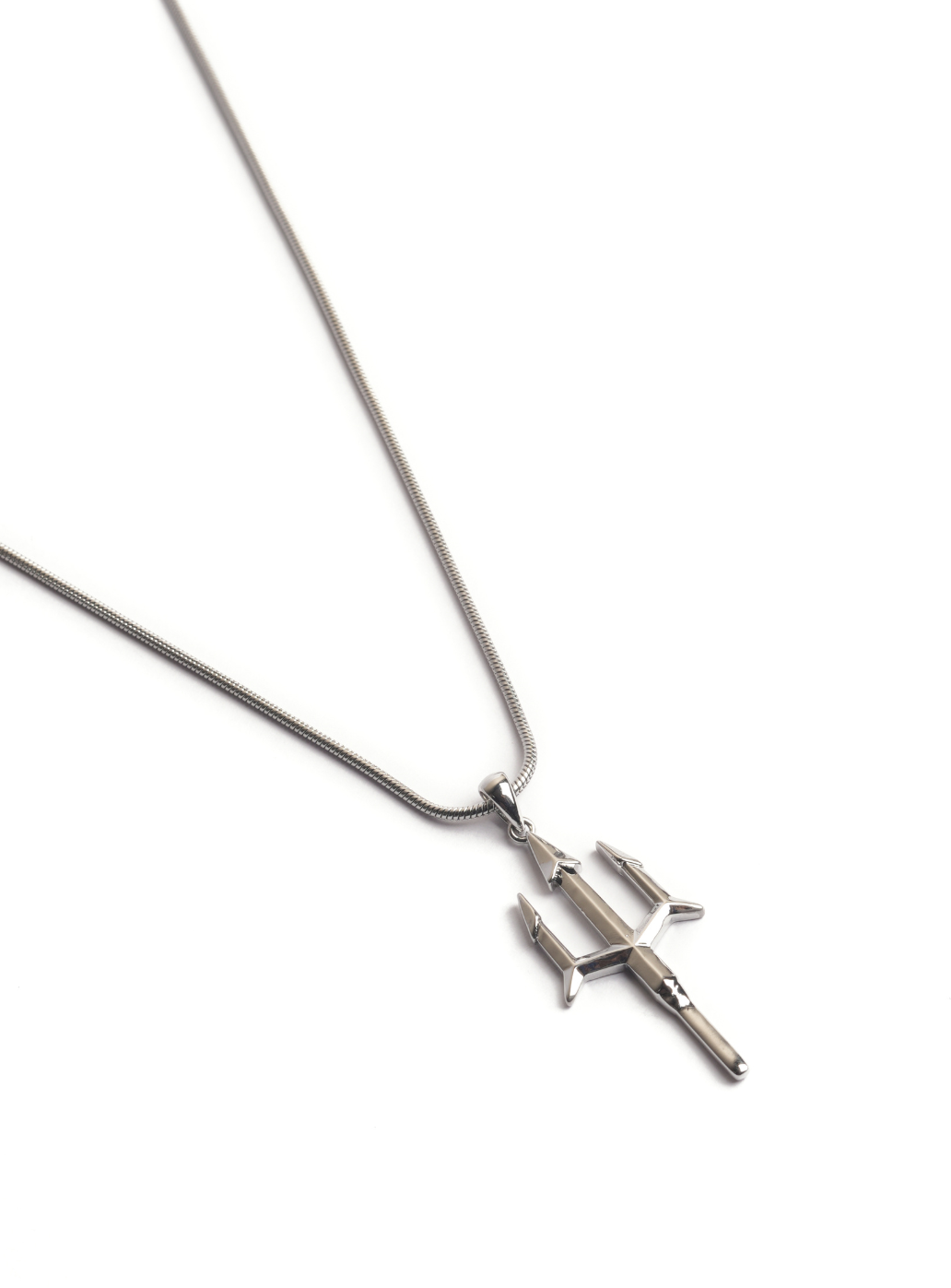 Trident Pendant with Chain