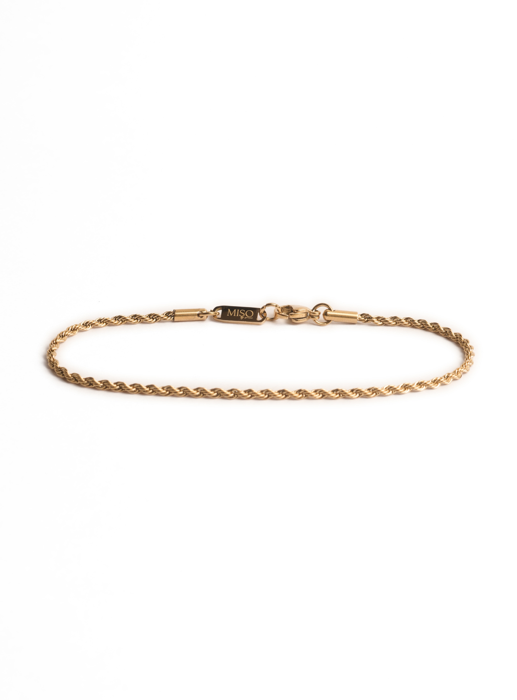 Micro Rope Bracelet Golden (RAKHI SPECIAL)