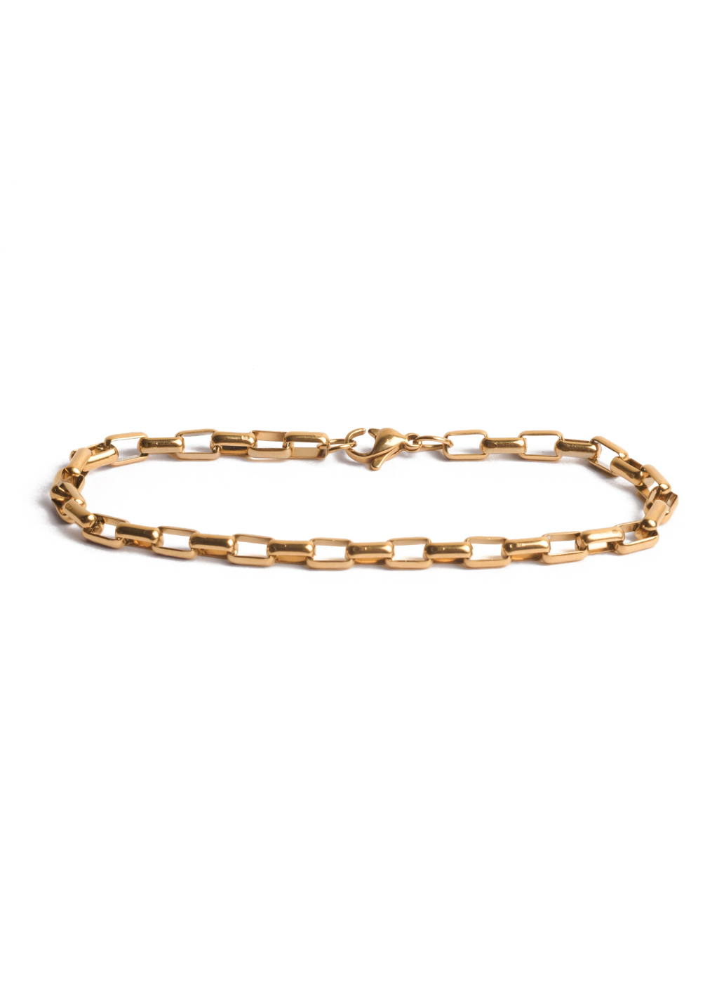 Block Chain Bracelet Golden (RAKHI SPECIAL)