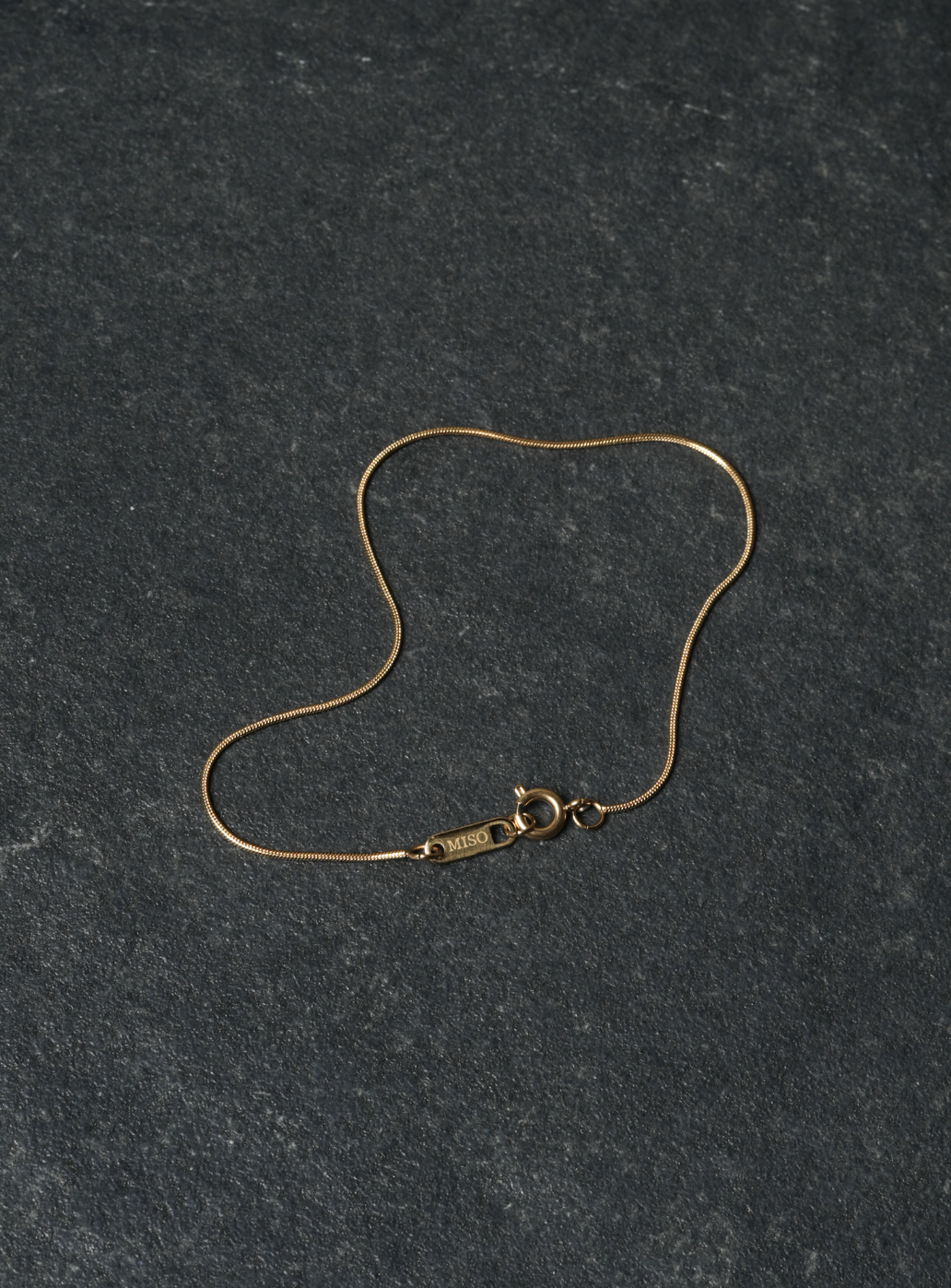 1mm Golden Chain Bracelet - Golden Micro Stack