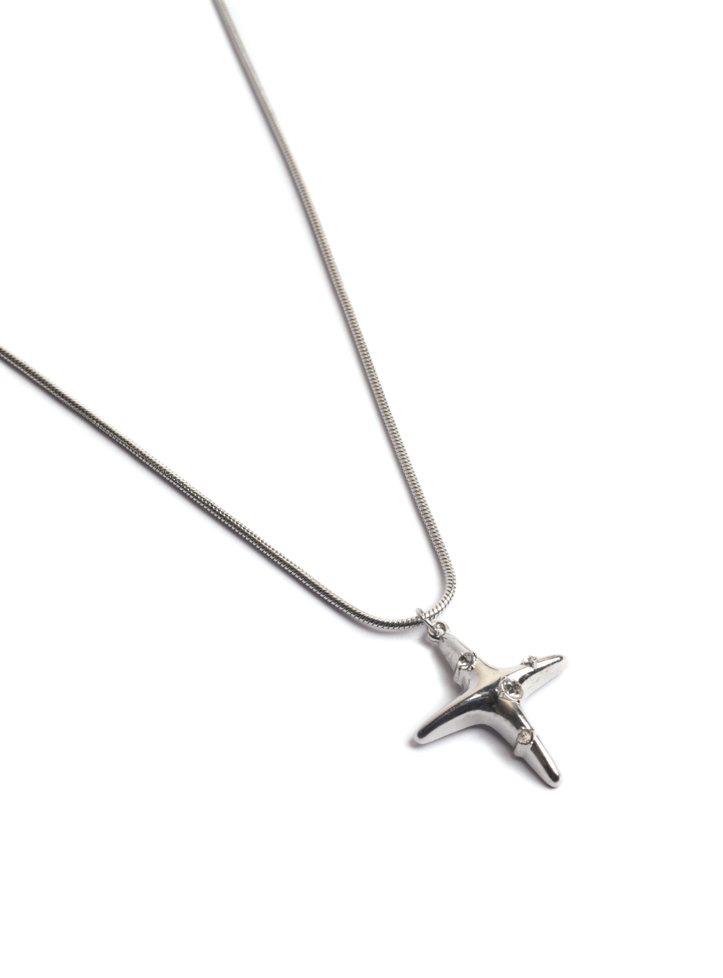 Star Point Pendant with Chain