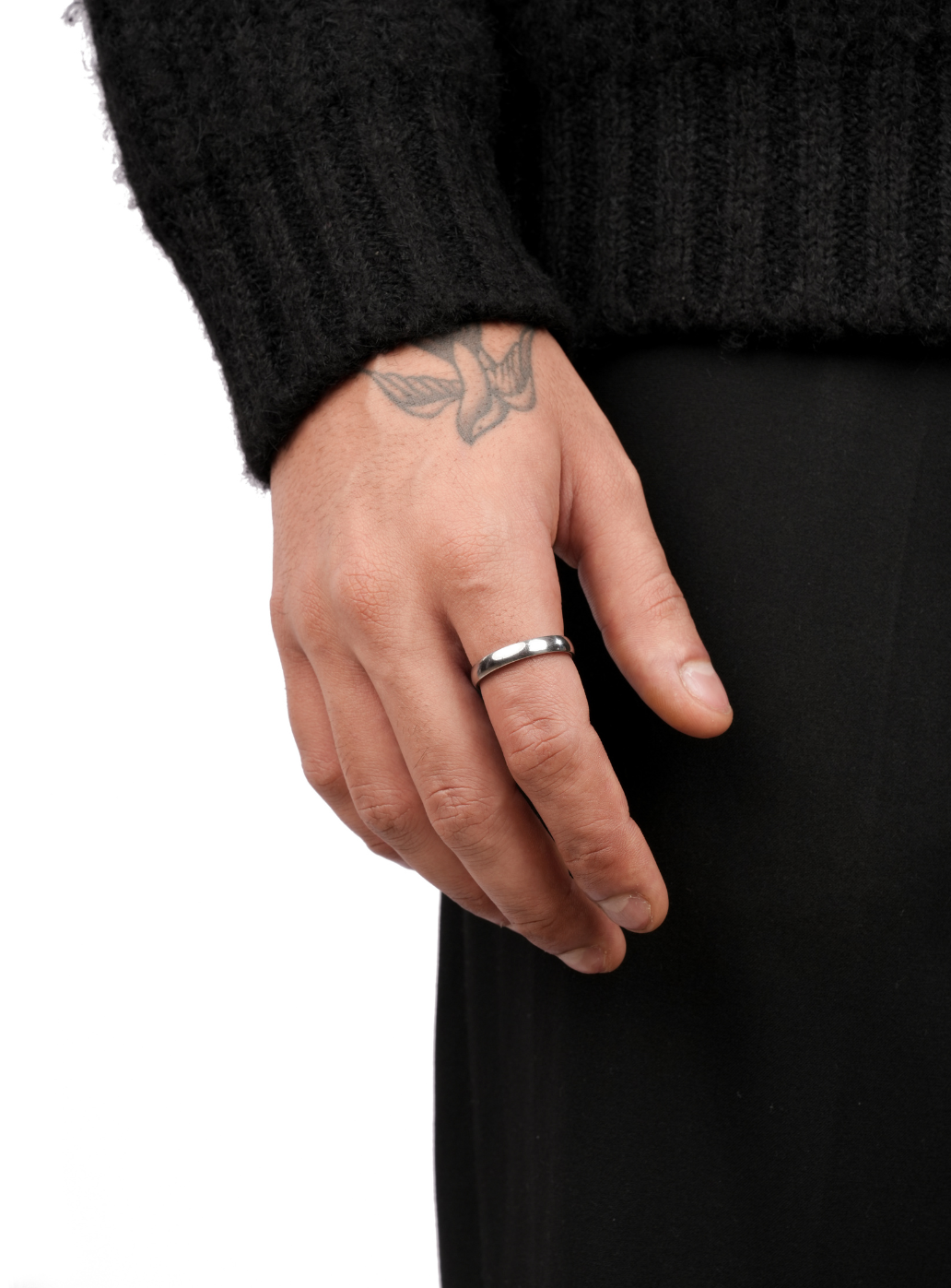 Silver Ring Band - Faith in Silver