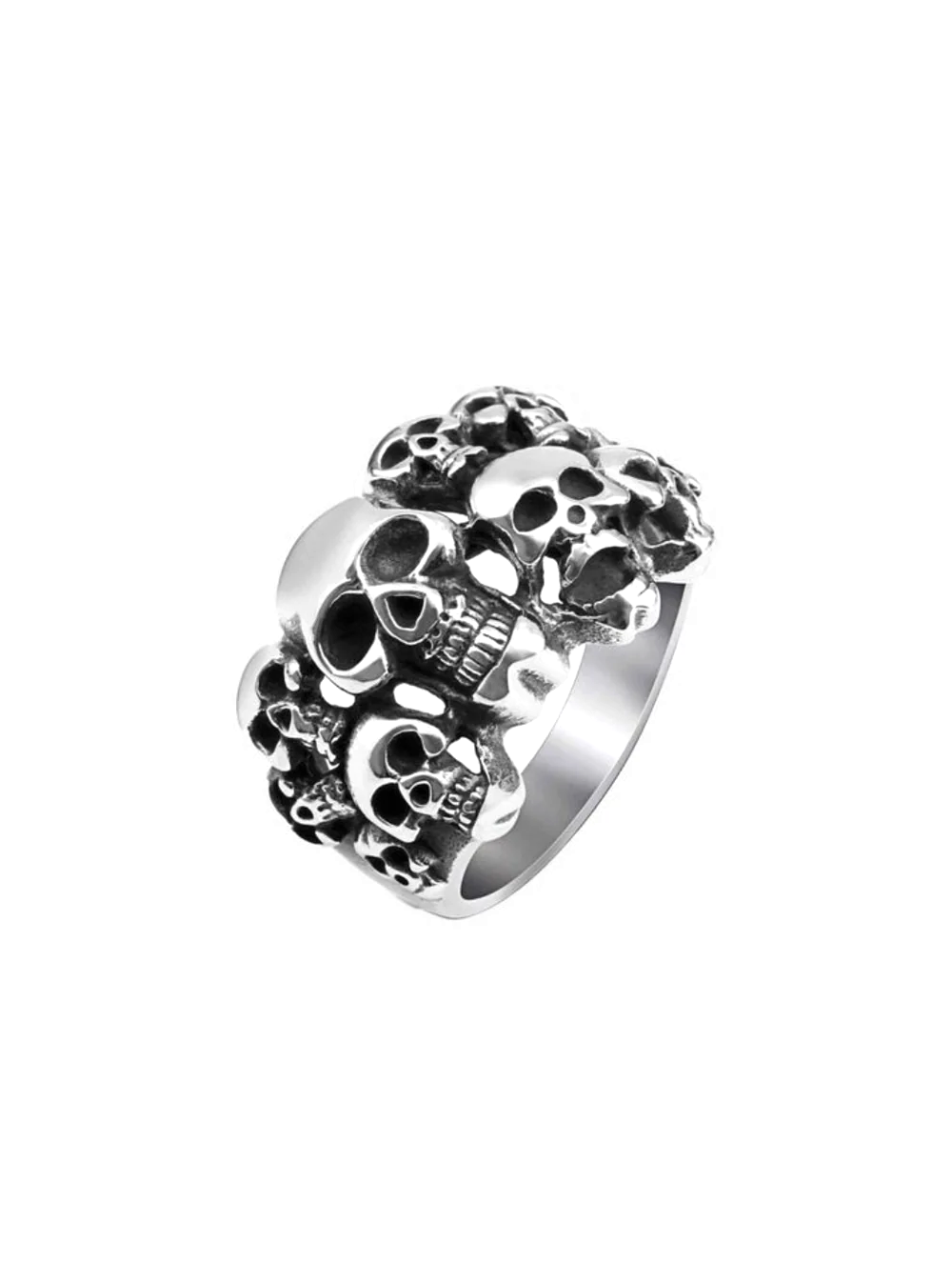 Skull Heads Ring