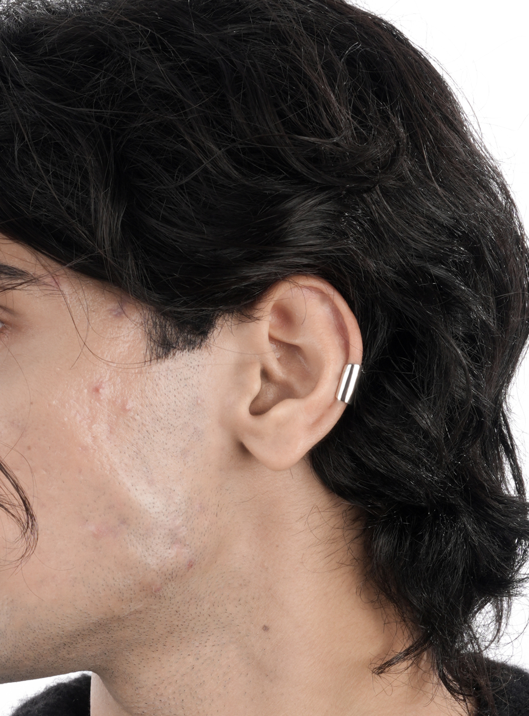 Ear Cuff - Silver Ear Stack