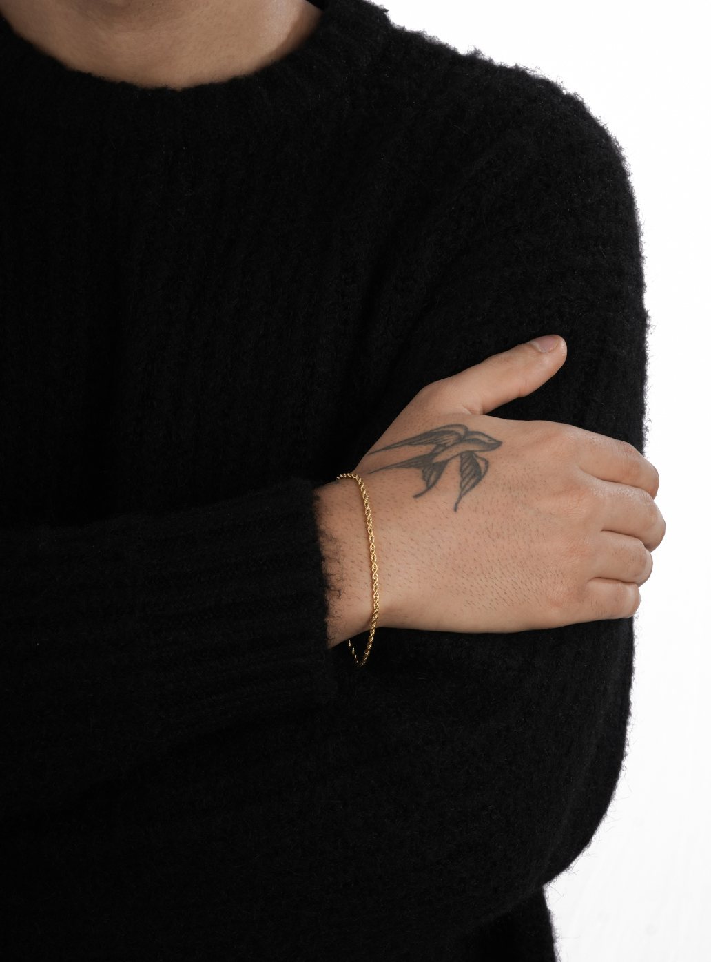 Micro Rope Bracelet Golden (RAKHI SPECIAL)