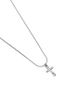 Braided Cross Pendant with Chain