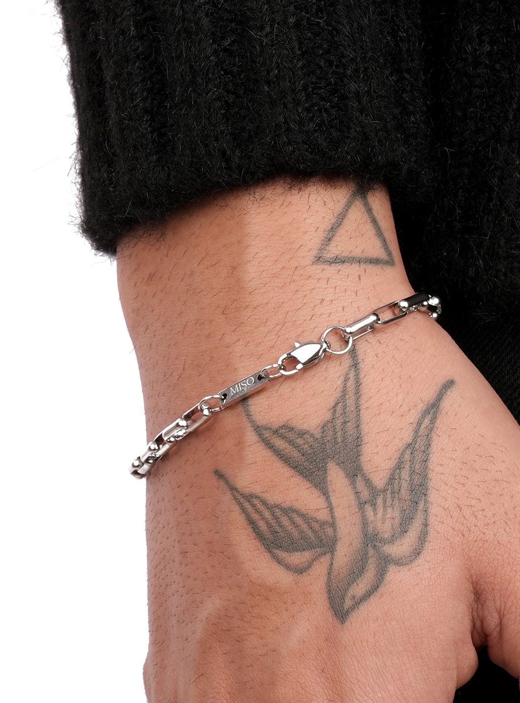 Block Chain Bracelet (Silver)