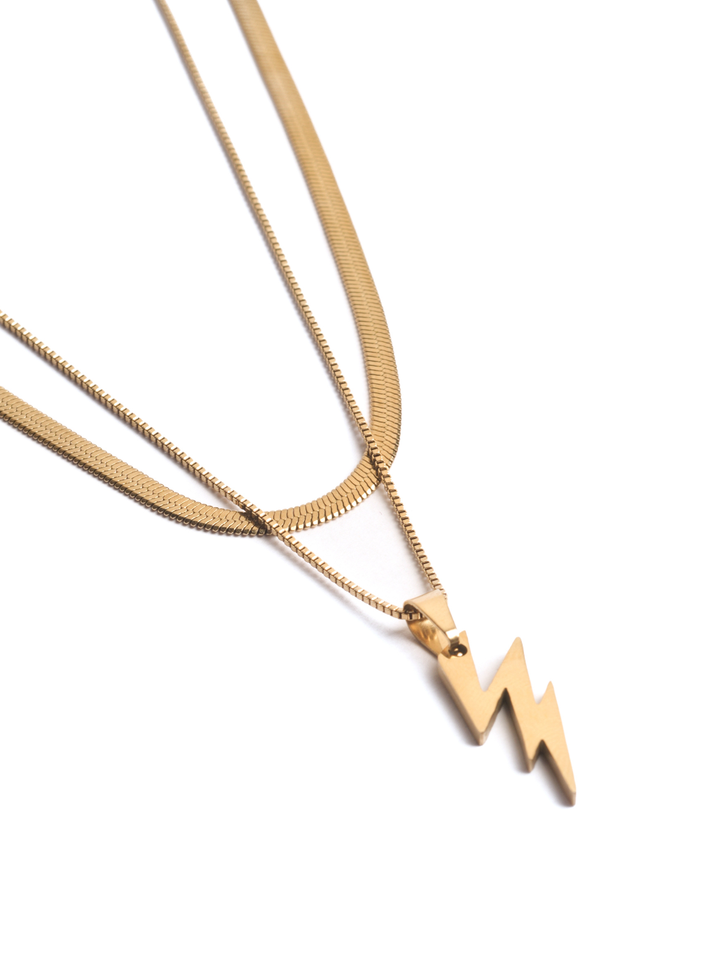 Flash Layer Necklace (Golden)