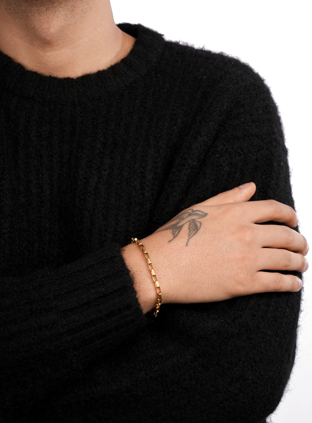 Block Chain Bracelet Golden (RAKHI SPECIAL)