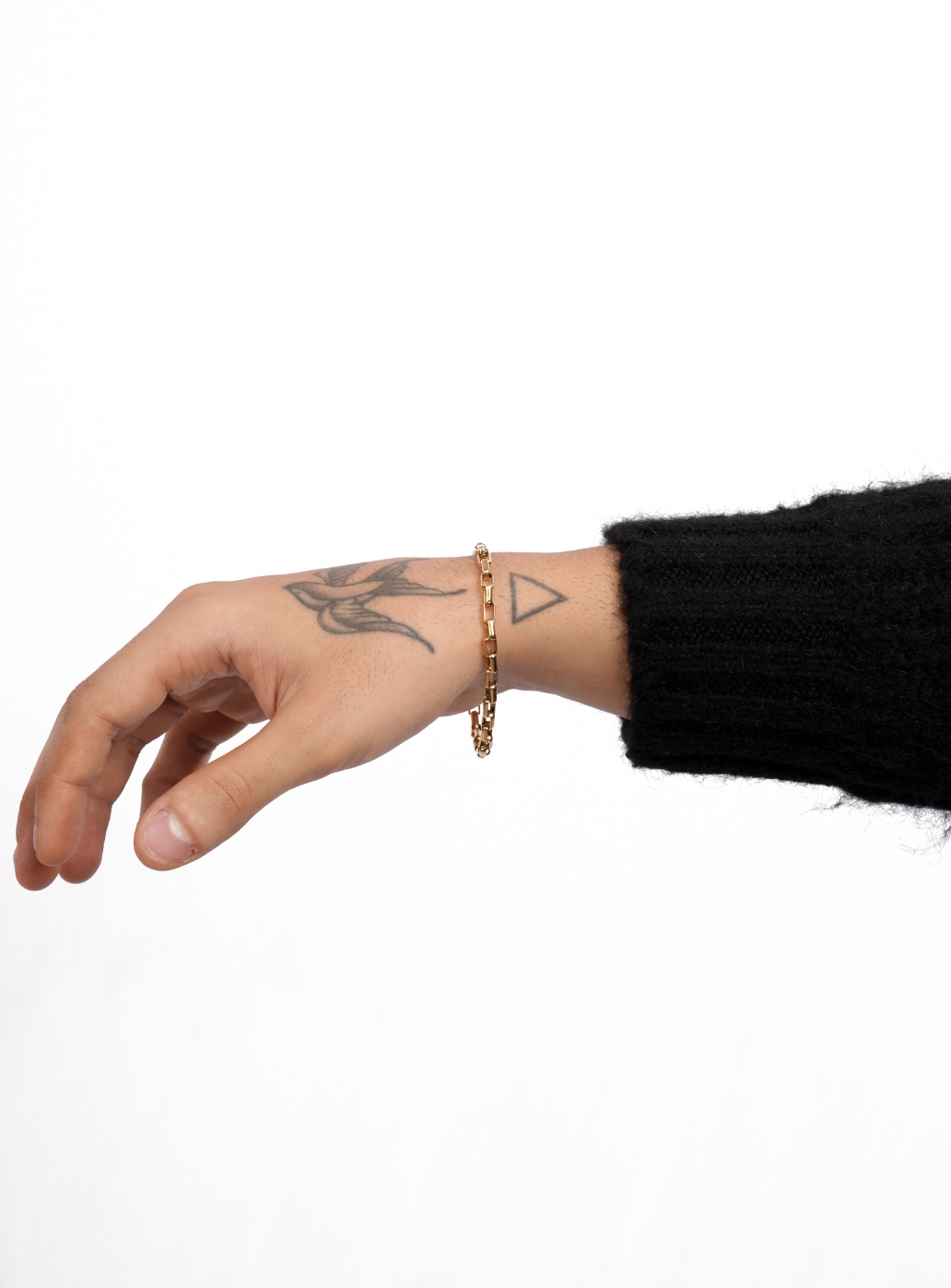 Block Chain Bracelet Golden (RAKHI SPECIAL)
