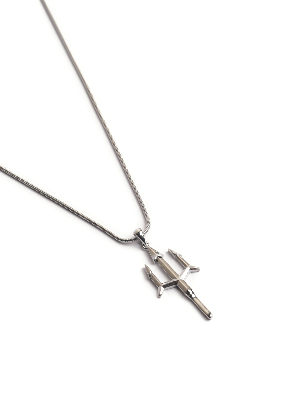 Trident Pendant with Chain