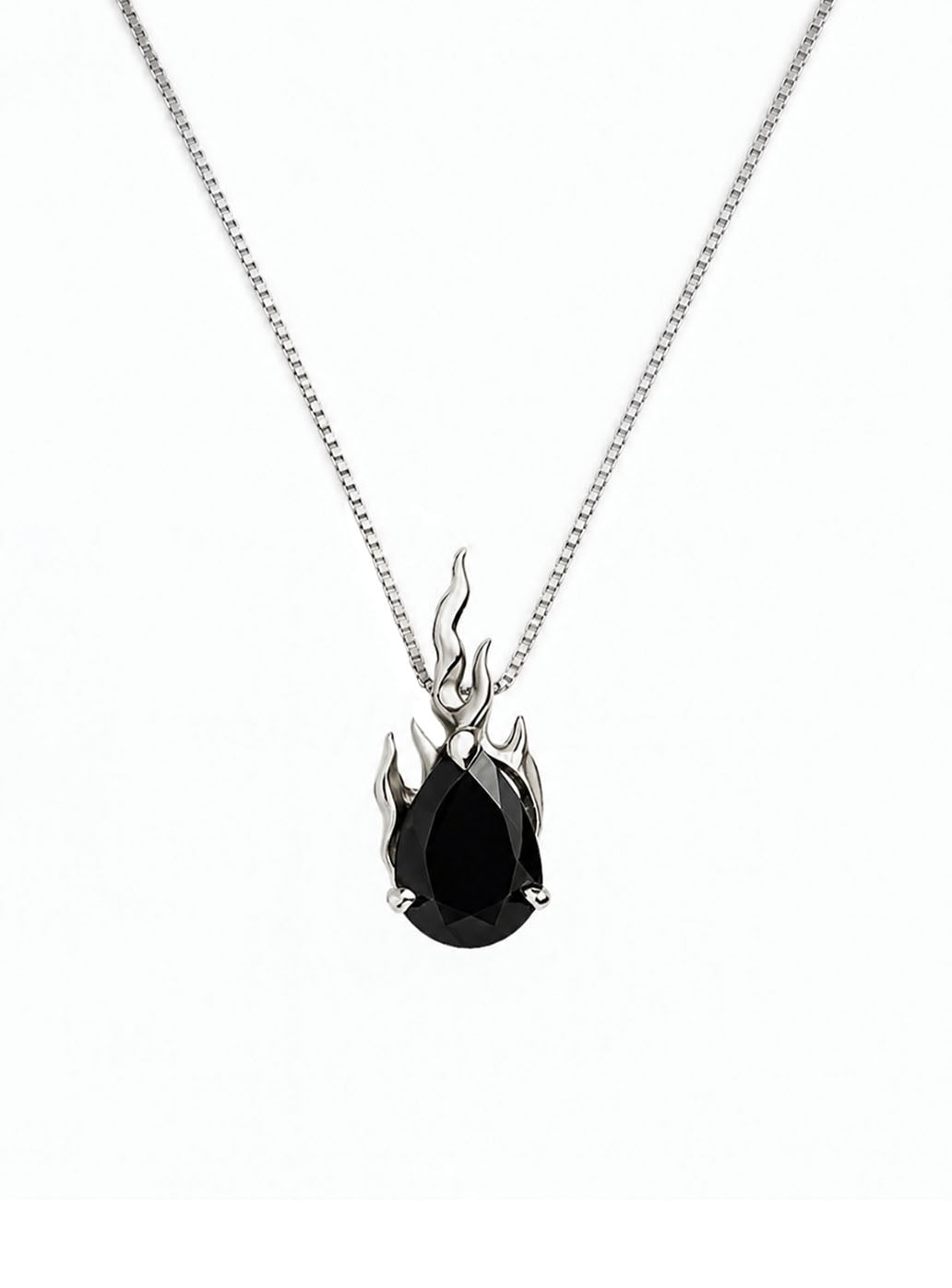 Flame Drop Necklace