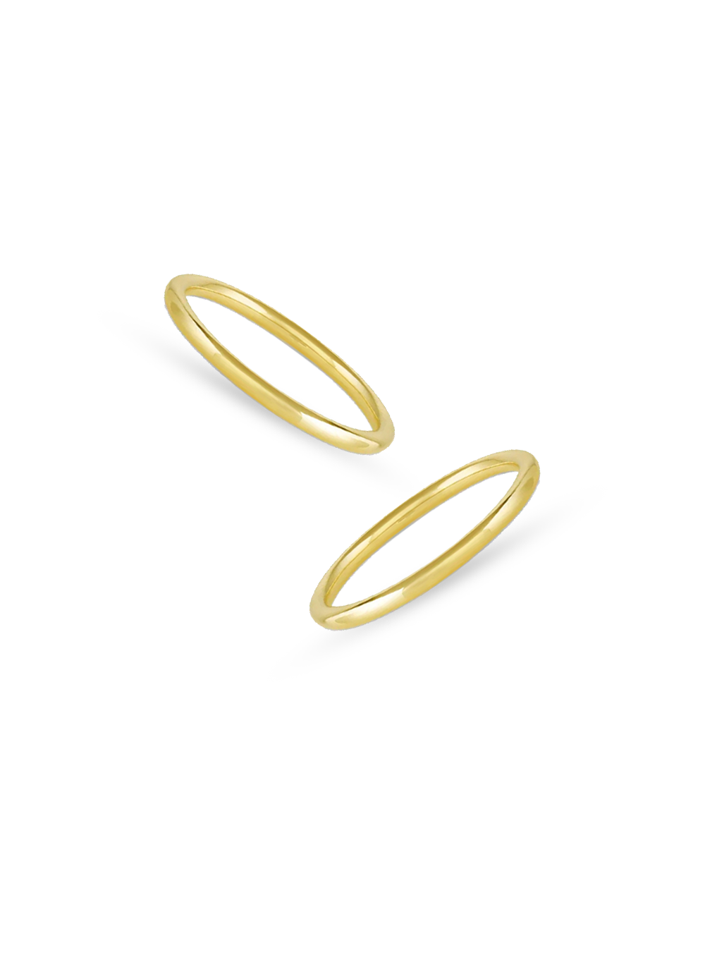 2mm Golden Promise Rings