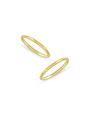 2mm Golden Promise Rings