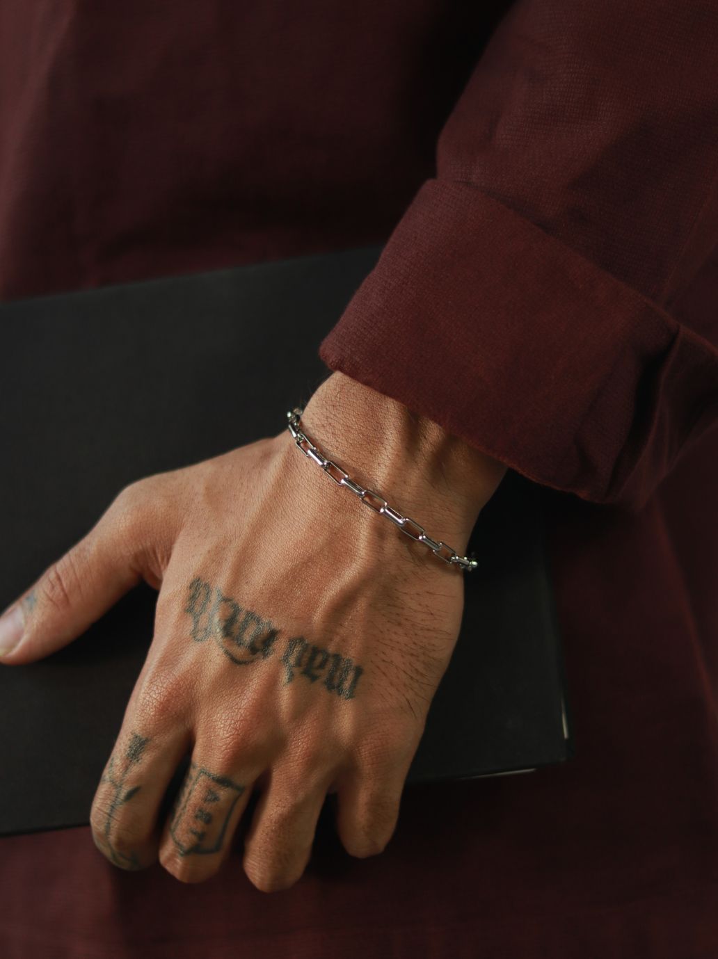 Block Chain Bracelet (Silver) - The Silver Stack