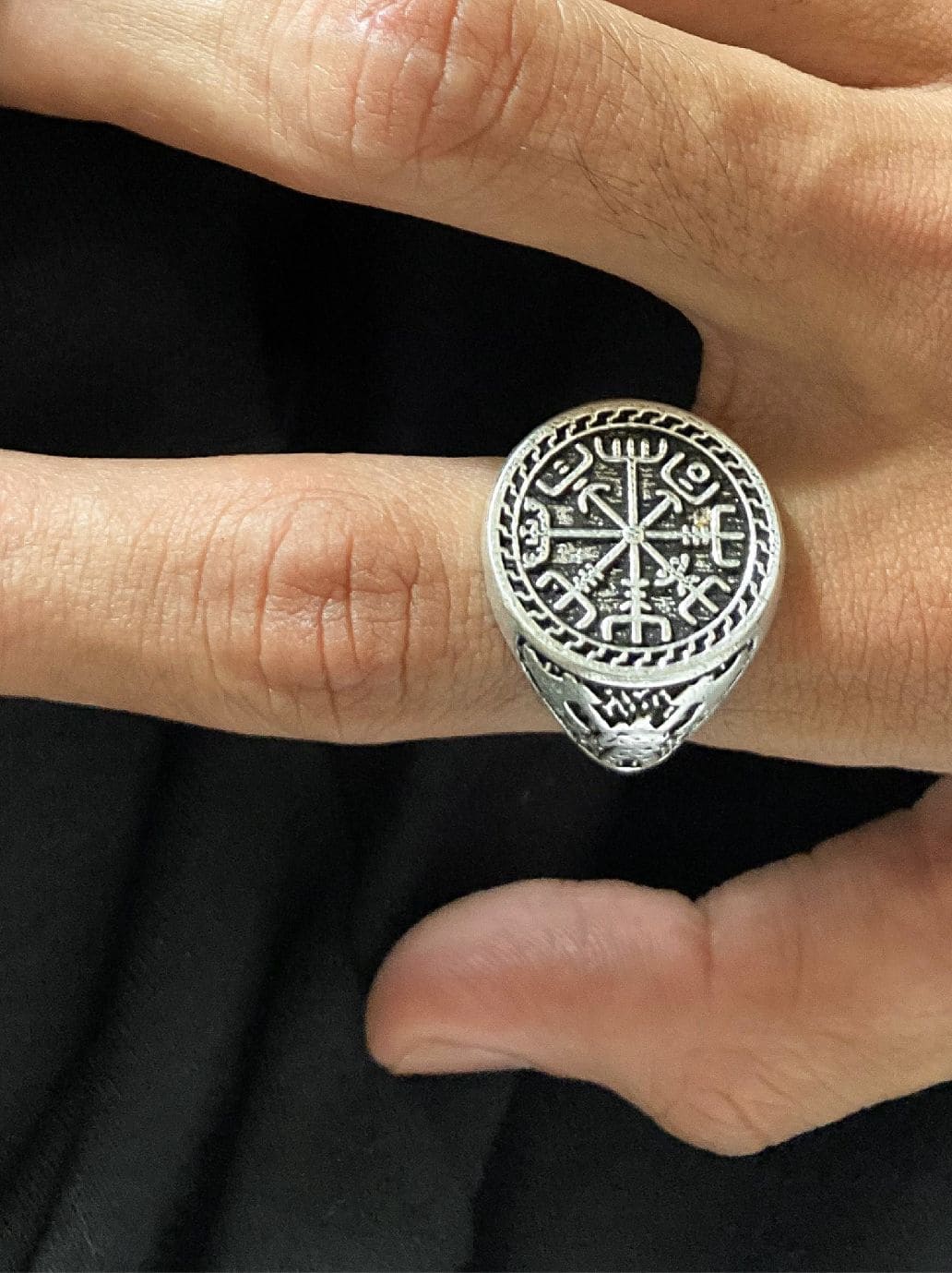 Viking Vegvisir Ring