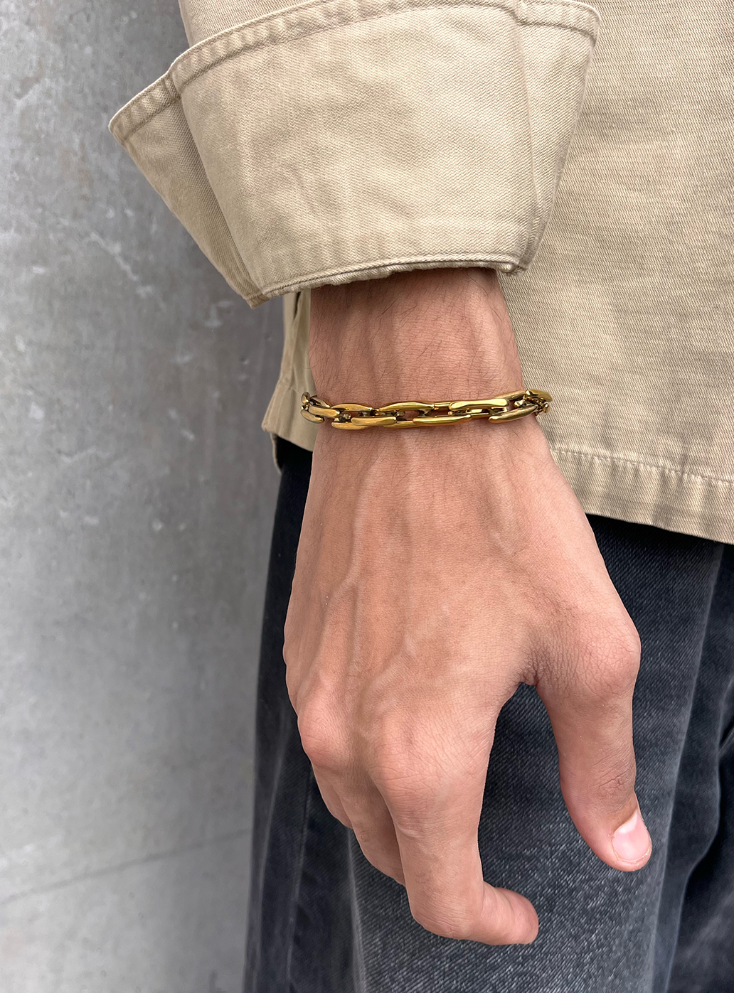 Golden Anchor Bracelet, view 2